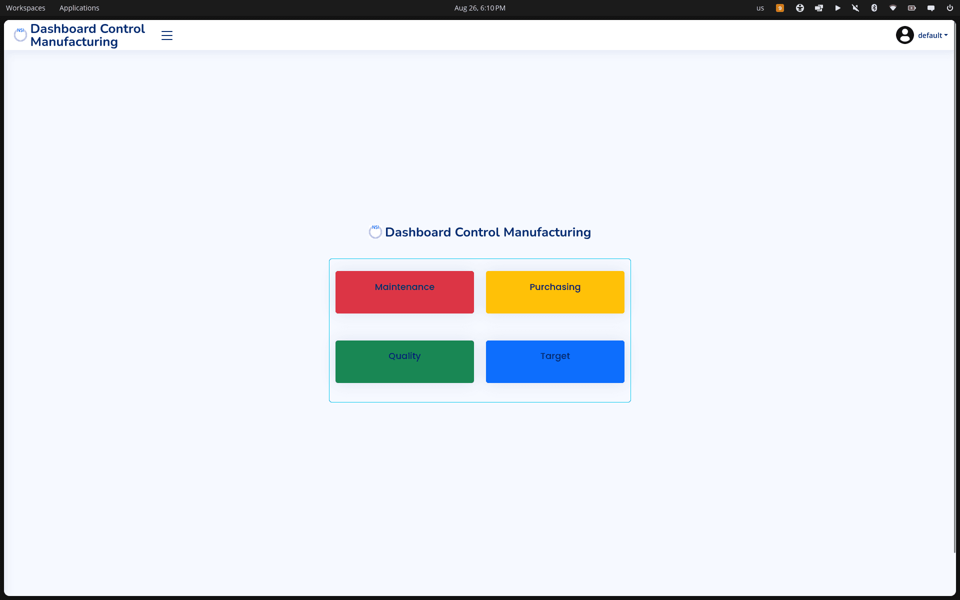 Real-time KPI Manufacturing Dashboard