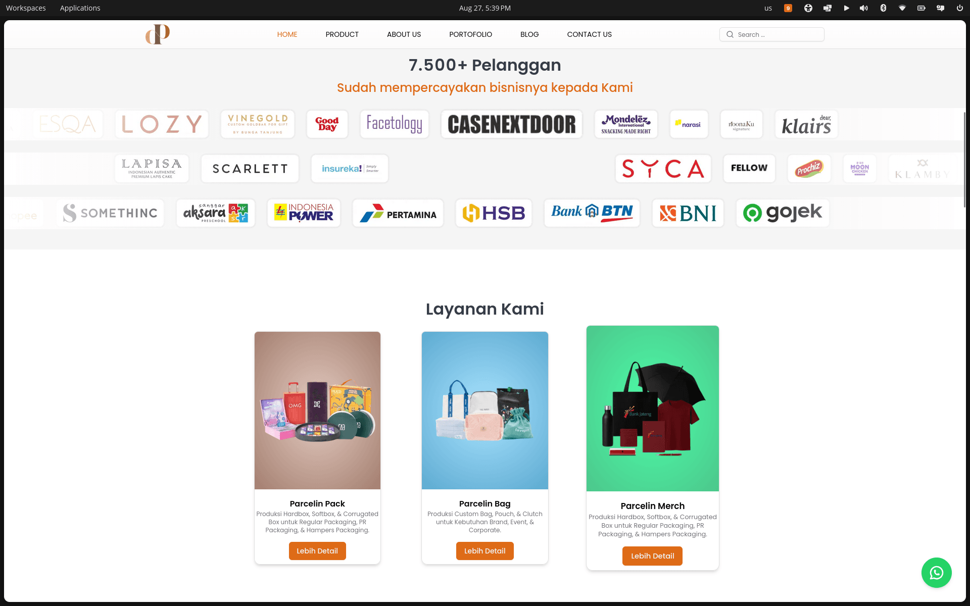 Parcelin Pack Official Website — screenshot 6