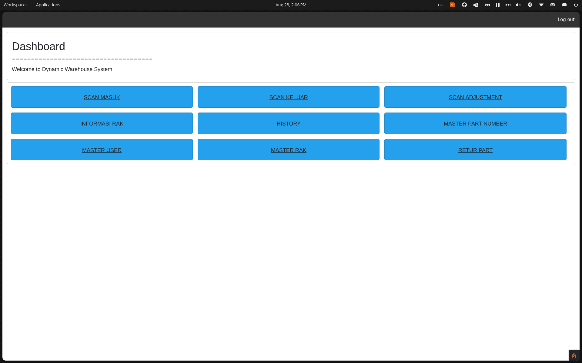 Dynamic Warehouse System (Smart WH) — screenshot 2